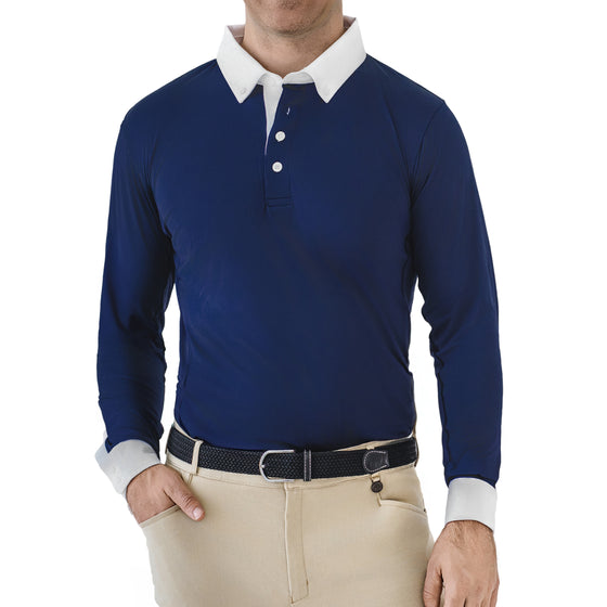 Men's Classic Polo Show Shirt - Navy