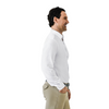 Men's Classic Long Sleeve Polo Show Shirt - White