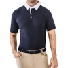 Men's Classic Short Sleeve Polo Show Shirt - Navy