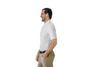 Men's Classic Short Sleeve Polo Show Shirt - White