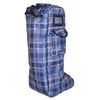 Ovation® Smoke Blue Plaid Boot Bag