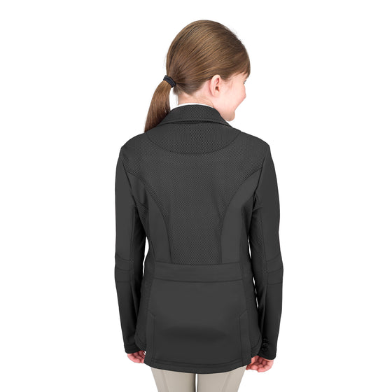Kids' Mesh Hybrid Show Coat - Black