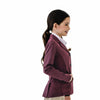 Kids' Mesh Hybrid Show Coat - Deepest Plum