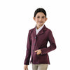 Kids' Mesh Hybrid Show Coat - Deepest Plum