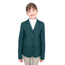  Kids' Mesh Hybrid Show Coat - Deep Teal