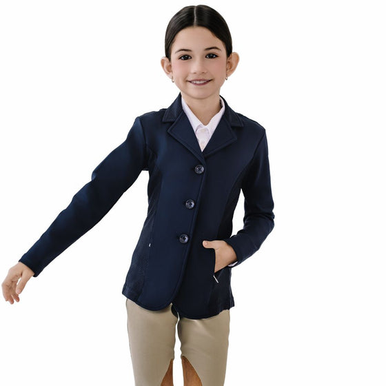 Kids' Mesh Hybrid Show Coat - Navy