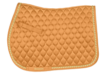  Quilted Satin All-Purpose Saddle Pad - Muted Safron