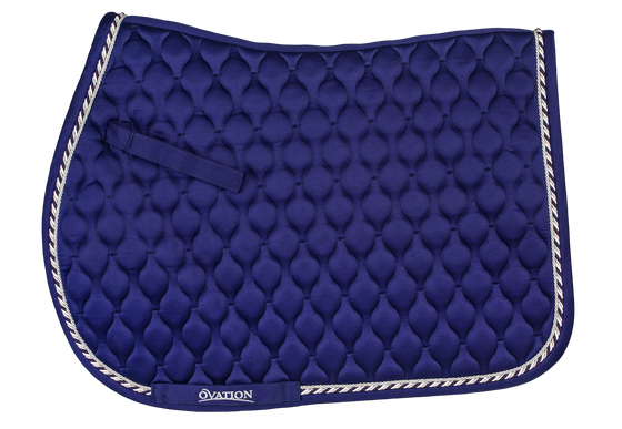 Quilted Satin All-Purpose Saddle Pad - Night Sky