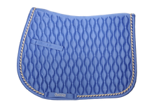  Quilted Satin All-Purpose Saddle Pad - Royal