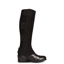  Women's EZ Tab Suede Half Chaps - Black