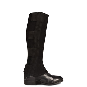 Women's EZ Tab Suede Half Chaps - Black – Ovation Riding