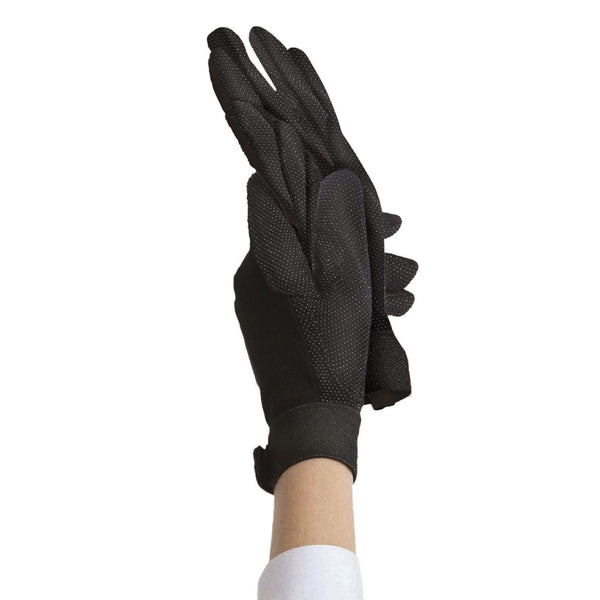 Ovation Sport Cotton Pebble Gloves - Black
