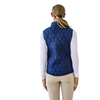 Quilted Hybrid Puffer Vest - Navy