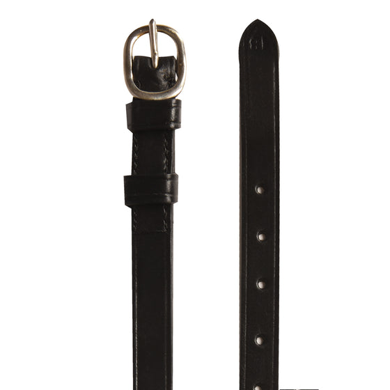 English Leather Spur Straps - Black