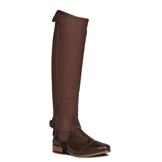 Women's Amara Ribbed Half Chaps - Dark Brown