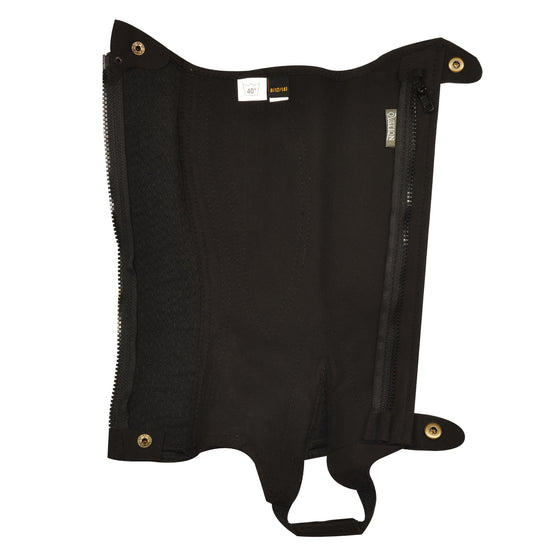 Kids' Amara Ribbed Half Chaps - Black