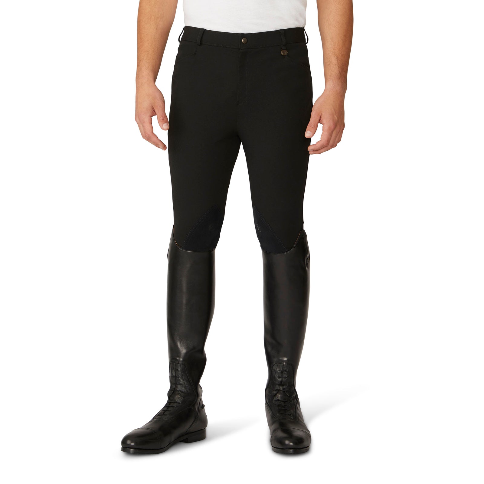 Rust Riding Pants Mens Horseback Riding Pants Ovation Men's Euroweave Knee Patch Breech ...
