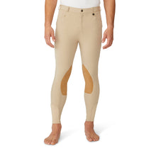  Men's EuroWeave DX  Suede Knee Patch Breech - Classic Show Tan