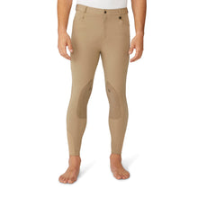  Men's EuroWeave DX  Suede Knee Patch Breech - Light Tan