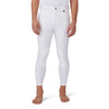 Men's EuroWeave DX  Suede Knee Patch Breech - White