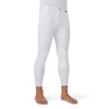 Men's EuroWeave DX  Suede Knee Patch Breech - White