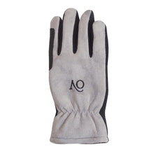  Women's Polar Fleece Winter Riding Gloves - Black/Grey