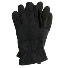  Kids' Polar Fleece Winter Riding Gloves - Black/Black