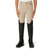 Boys' EuroWeave DX  Suede Knee Patch Breech - Neutral Beige