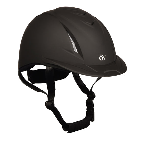 Deluxe Schooler Helmet - Black Silver Vents