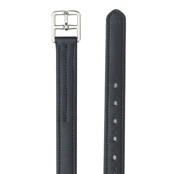 Triple Covered Stirrup Leathers - Black