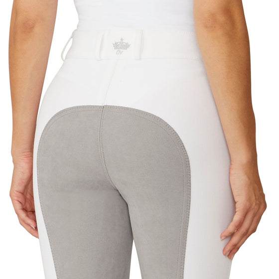 Women's Celebrity EuroWeave DX Full Seat Breech - White