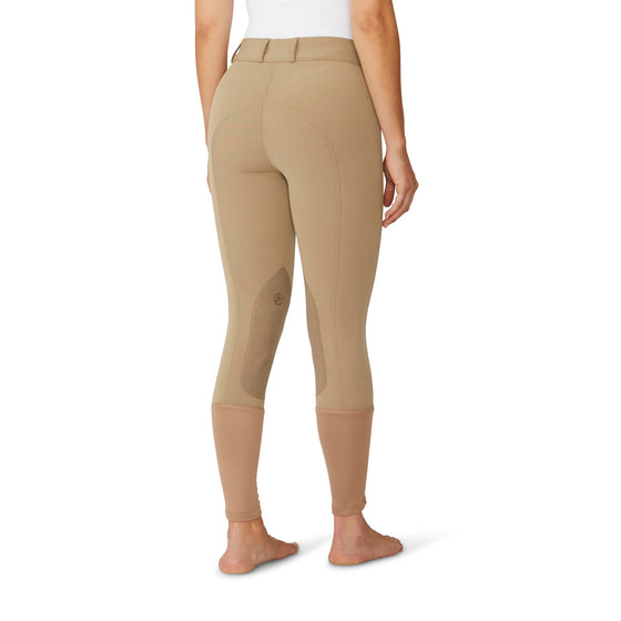 Women's Celebrity EuroWeave DX Knee Patch Breech - Light Tan