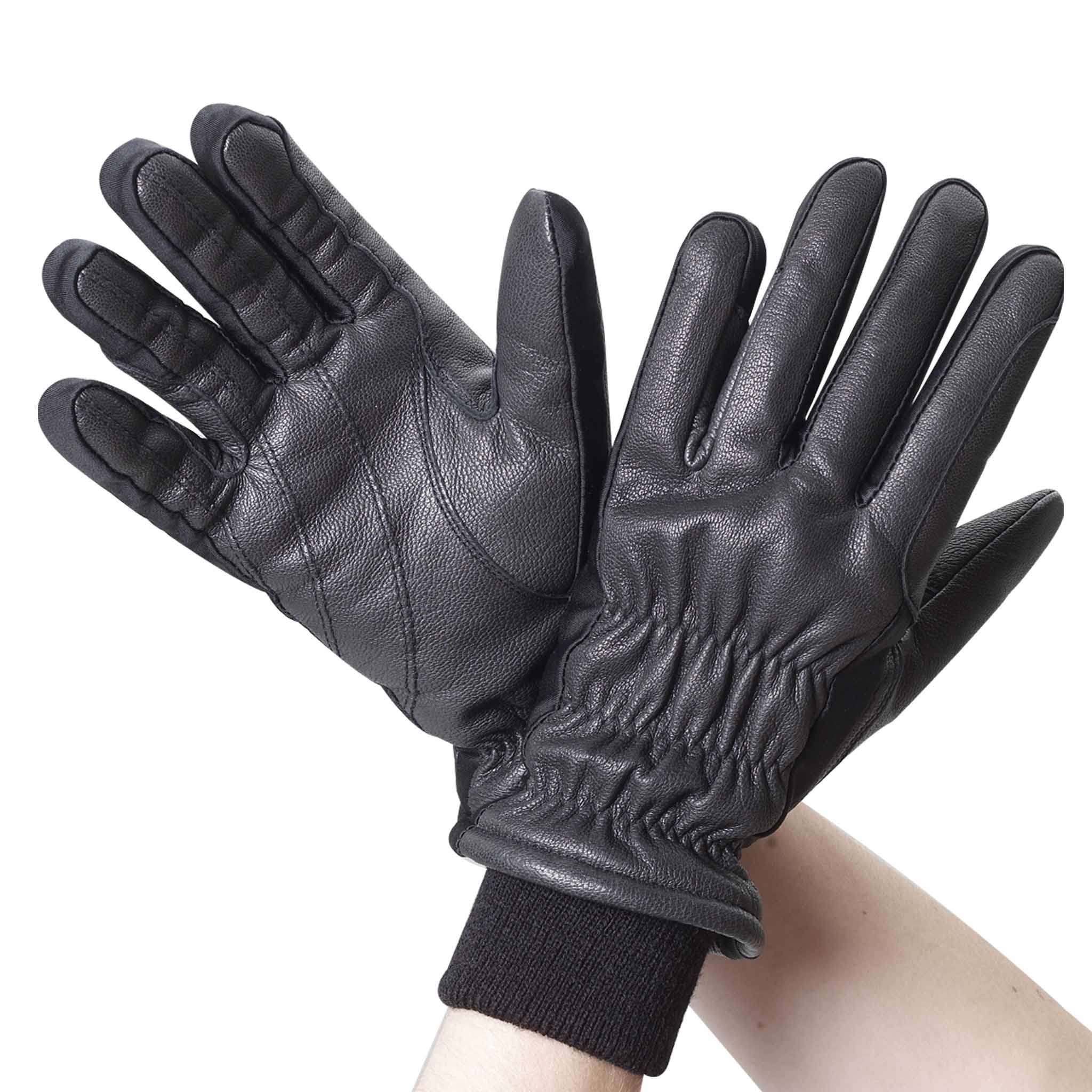 Deluxe Leather Winter Riding Show Gloves