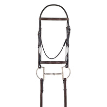  Elite Fancy Raised Comfort Crown Padded Bridle with Reins