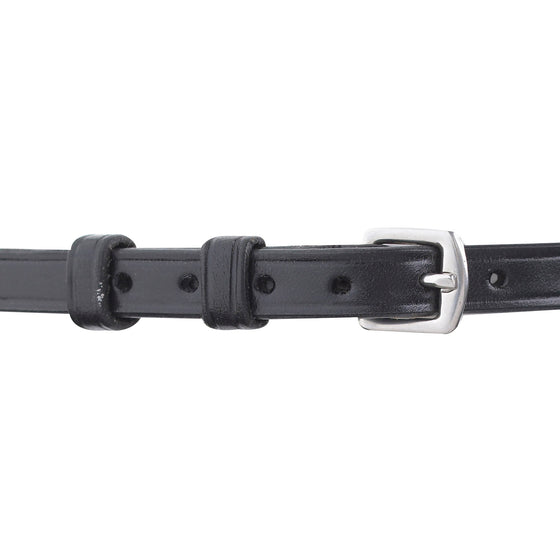 Classic Leather Spur Straps with Square Buckles