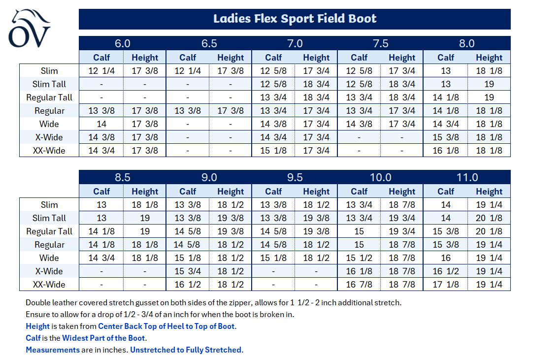 Women's Flex Sport Tall Riding Boot – Ovation Riding