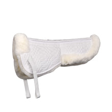  Europa Sheepskin 4-Shim Half Pad - White/White