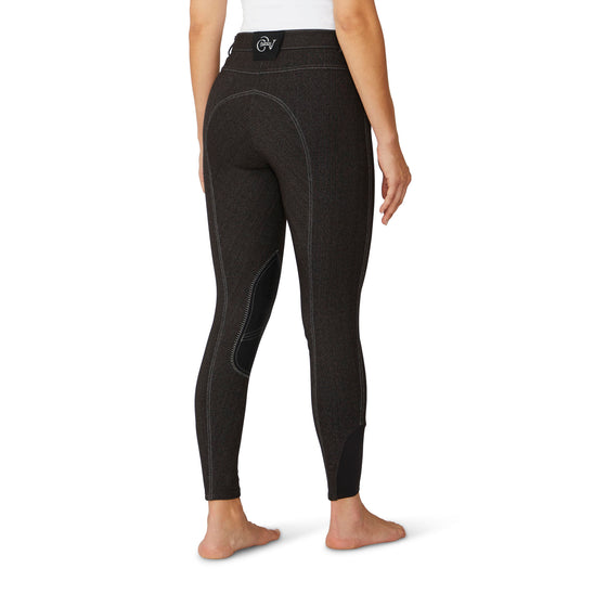 Women's Softflex Knee Patch Breech - Black