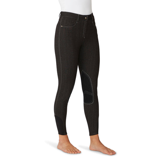 Women's Softflex Knee Patch Breech - Plum