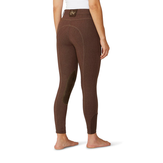 Women's Softflex Knee Patch Breech - Brown