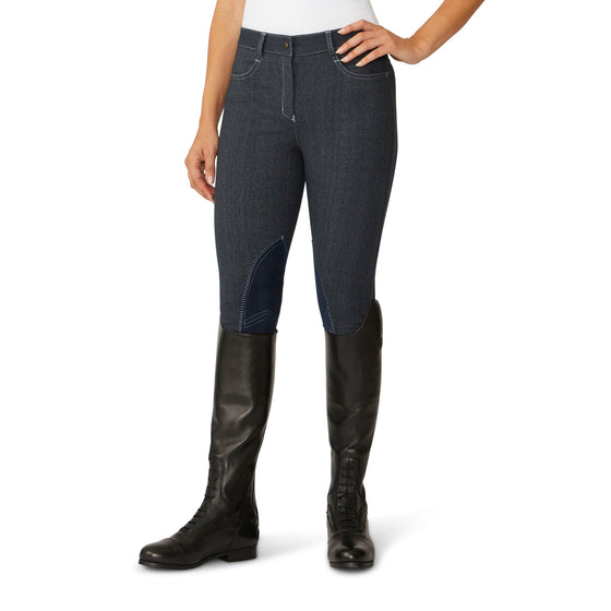 Women's Softflex Knee Patch Breech - Plum