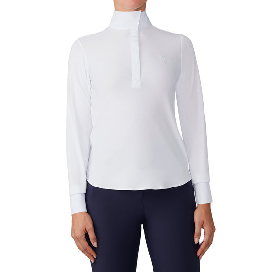 Women's Jorden II DX Long Sleeve Show Shirt - White/Orchid Vintage Rein