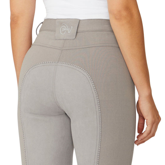 Women's Softflex Suede Full Seat Breech - Grey