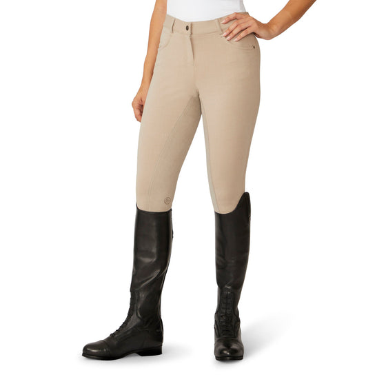 Women's Softflex Suede Full Seat Breech - Neutral Beige