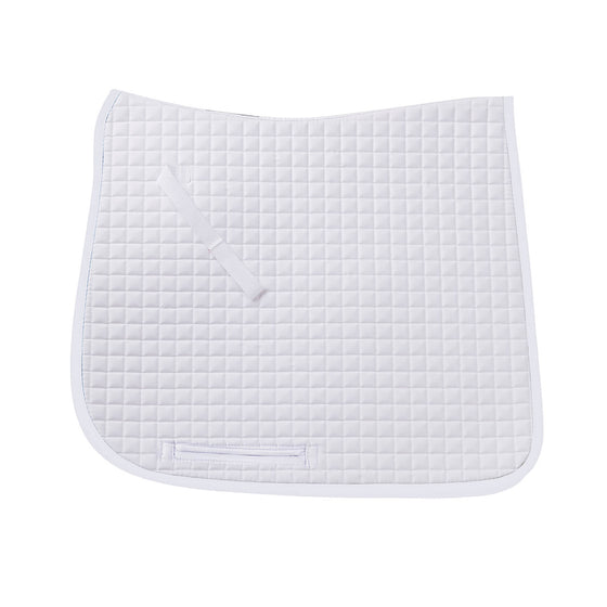 Mini Diamond Quilted Dressage Saddle Pad with Slot