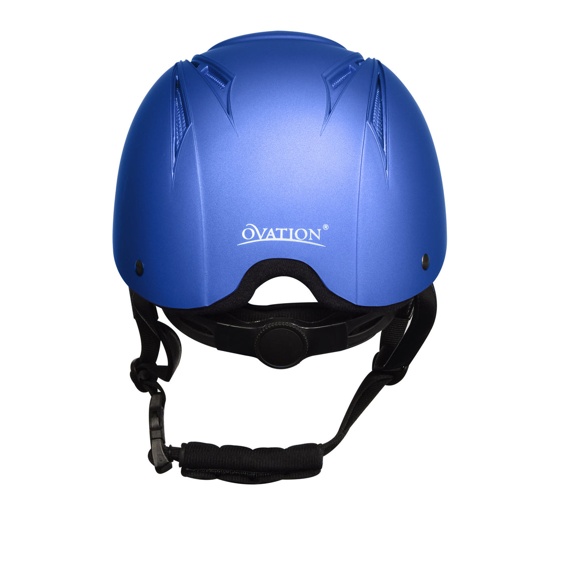 Metallic Schooler Helmet Blue Ovation Riding