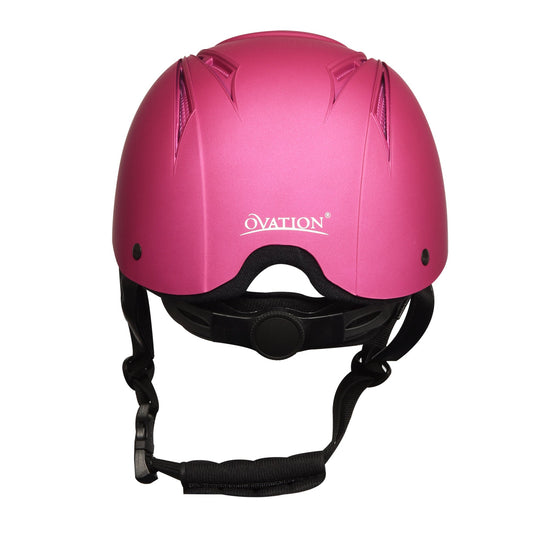 Metallic Schooler Helmet - Fuchsia