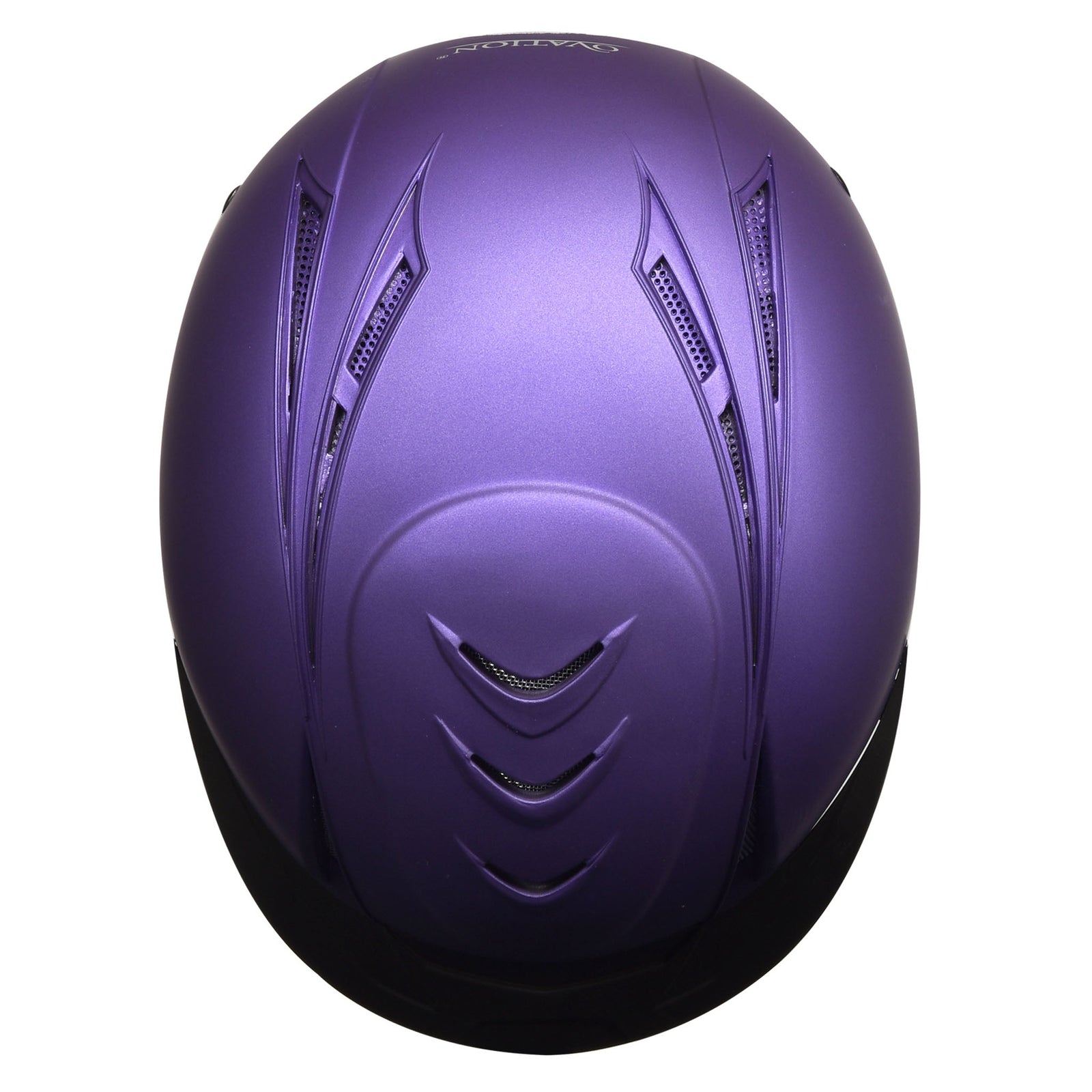full face purple motorcycle helmet Ovation Metallic Schooler Helmet