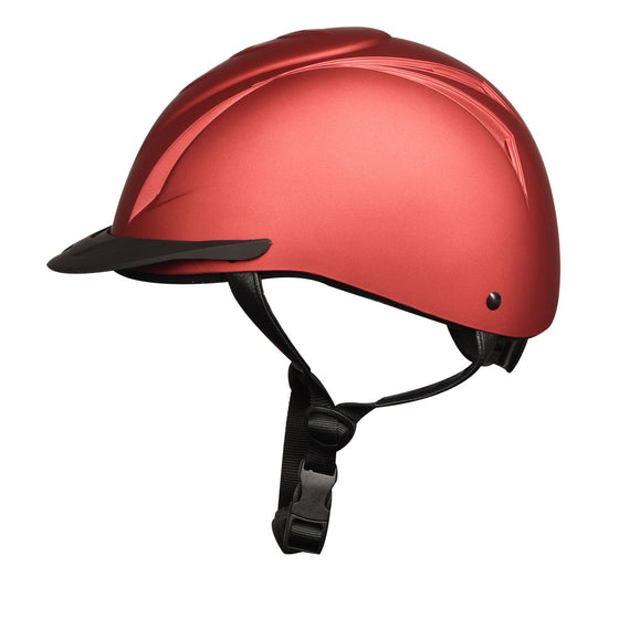 Metallic Schooler Helmet - Red