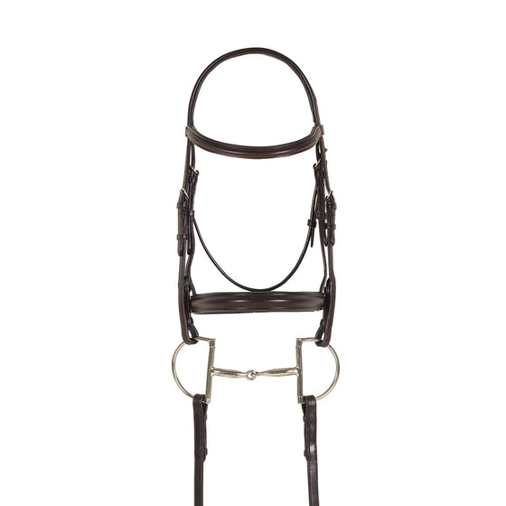 Quarter horse Plain Raised Padded Bridle